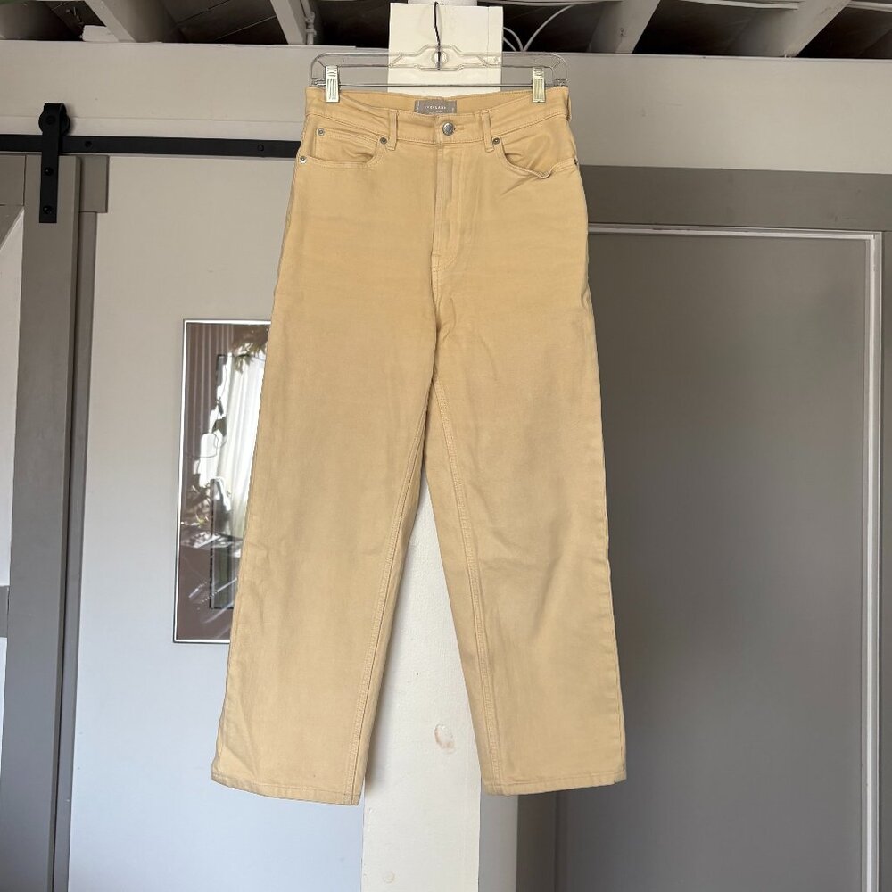EVERLANE The Way-High Jean in Soybean (Butter) Size 27 Tall
